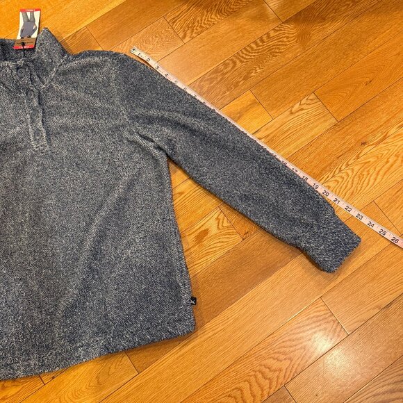 Eddie Bauer Women's Pullover Sweater Lt Harbor XS NWT Coral Fleece - Picture 2 of 8